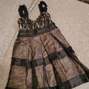 Papaya girls/junior black semiformal dress size S
